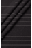 Charcoal Black Herringbone Chalk Stripe Double-Breasted