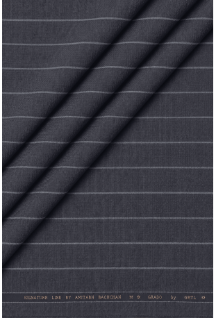 Charcoal Grey Chalk Stripe 3-Piece