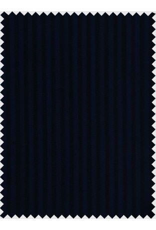 Midnight Navy Shadow Stripe Double-Breasted