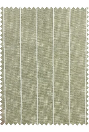 Sage Green Chalk Stripe Double-Breasted