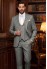 Charcoal Grey Fine Pinstripe