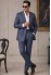 Deep Navy Fine Pinstripe