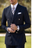 Grey stripe suit