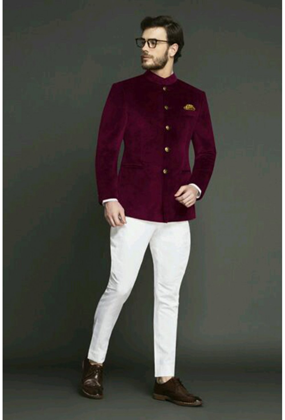 Purple Velvet Bandgala