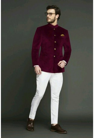 Purple Velvet Bandgala