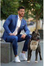 Blue 2-piece Suit